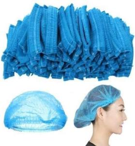 1000 Disposable Blue Hair Nets for Catering