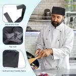 KALIONE 3-Pack Adjustable Chef Hats and Caps