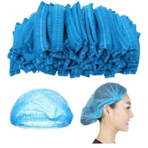 300 Disposable Blue Hair Nets for Cooking