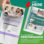 100 A4 Plastic Punch Pockets for Filing