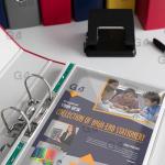 100 A4 Plastic Punch Pockets for Filing