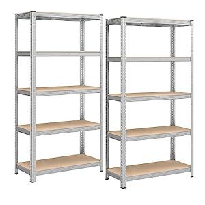 SONGMICS 5-Tier Heavy-Duty Steel Shelving Units