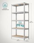 SONGMICS 5-Tier Heavy-Duty Steel Shelving Units