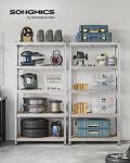 SONGMICS 5-Tier Heavy-Duty Steel Shelving Units