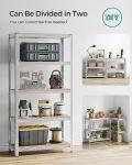 SONGMICS 5-Tier Heavy-Duty Steel Shelving Units
