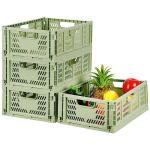 Bossjoy Foldable Plastic Storage Crate Set