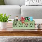 Bossjoy Foldable Plastic Storage Crate Set