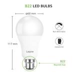 Warm White Bayonet LED Bulbs, Pack of 6