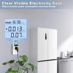 Power Usage Monitor 2 Pack with LCD Display