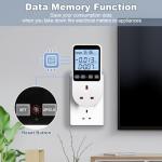 Power Usage Monitor 2 Pack with LCD Display