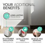 Vellure® Door Draft Excluder Strip for Energy Saving