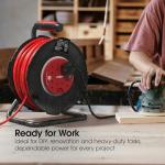 35m Heavy Duty Cable Reel with 4 Sockets