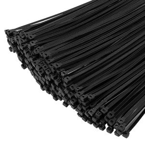 XINGO 1000 Pack Black Premium Nylon Cable Ties