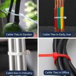 XINGO 1000 Pack Black Premium Nylon Cable Ties