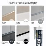 Light Grey Waterproof Sealant & Adhesive - 300 ml