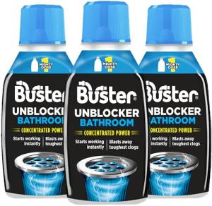 Buster 300ml Drain Unblocker Pack - Fast-Acting Solution