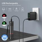 Blukar Rechargeable LED Flashlight - 2 Pack