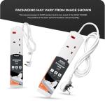4-Gang 2m Extension Cable with UK Plug