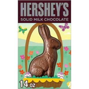 HERSHEY'S Milk Chocolate Bunny Gift Box, 14 oz