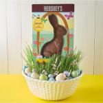HERSHEY'S Milk Chocolate Bunny Gift Box, 14 oz