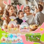 Easter Gift Basket Set with Cellophane & Bows