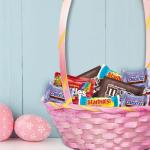 Easter Candy Gift Basket with Chocolate & Fruity Treats