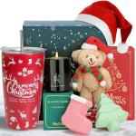 Luxury 8-Pc Christmas Gift Basket for Her