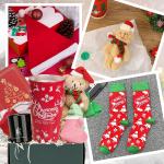 Luxury 8-Pc Christmas Gift Basket for Her