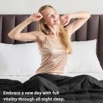 Cozy Cooling Weighted Blanket for Adults 60"x80