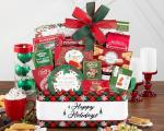 Christmas Joy Holiday Treats Gift Basket