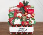 Christmas Joy Holiday Treats Gift Basket