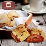 Festive Gourmet Gift Basket with Cookies and Pastries