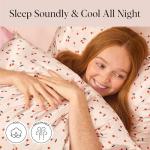 Cherry Print Satin Pillowcase for Quality Sleep