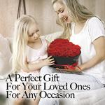 Heart-Shaped Box of Forever Red Roses