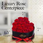 Heart-Shaped Box of Forever Red Roses