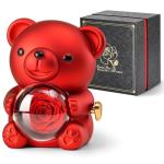 Teddy Bear and Preserved Rose Gift Set