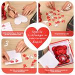 Teddy Bear and Preserved Rose Gift Set