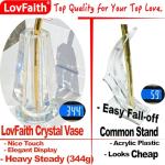 24K Gold-Dipped Rose Gift with Crystal Stand