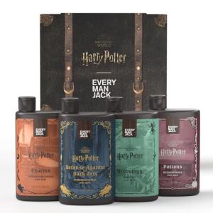 Harry Potter Body Wash Gift Set - 4 Soothing Scents