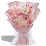 Dusty Rose Preserved Rose Bouquet for Mom