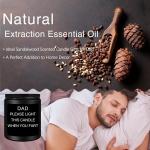 Sandalwood Candle - Perfect Gift for Dad