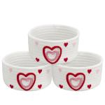 Galentine's Heart Baskets for Cozy Home Essentials
