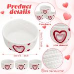 Galentine's Heart Baskets for Cozy Home Essentials