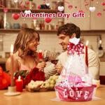 Valentine's Day Woven Rope Gift Basket for Kids