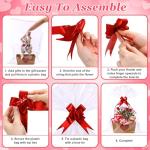 Valentine's Day Heart Gift Basket Set of 6