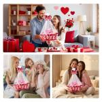 Valentine's Day Woven Rope Gift Basket for Kids