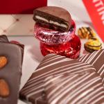 Valentine's Day Chocolate and Caramel Gift Tower