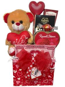 Valentine's Day Chocolate Gift Basket for Sweethearts