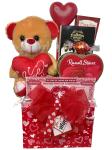 Valentine's Day Chocolate Gift Basket for Sweethearts