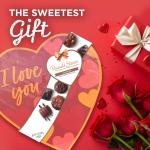 I LOVE YOU" Heart Chocolate Gift Box